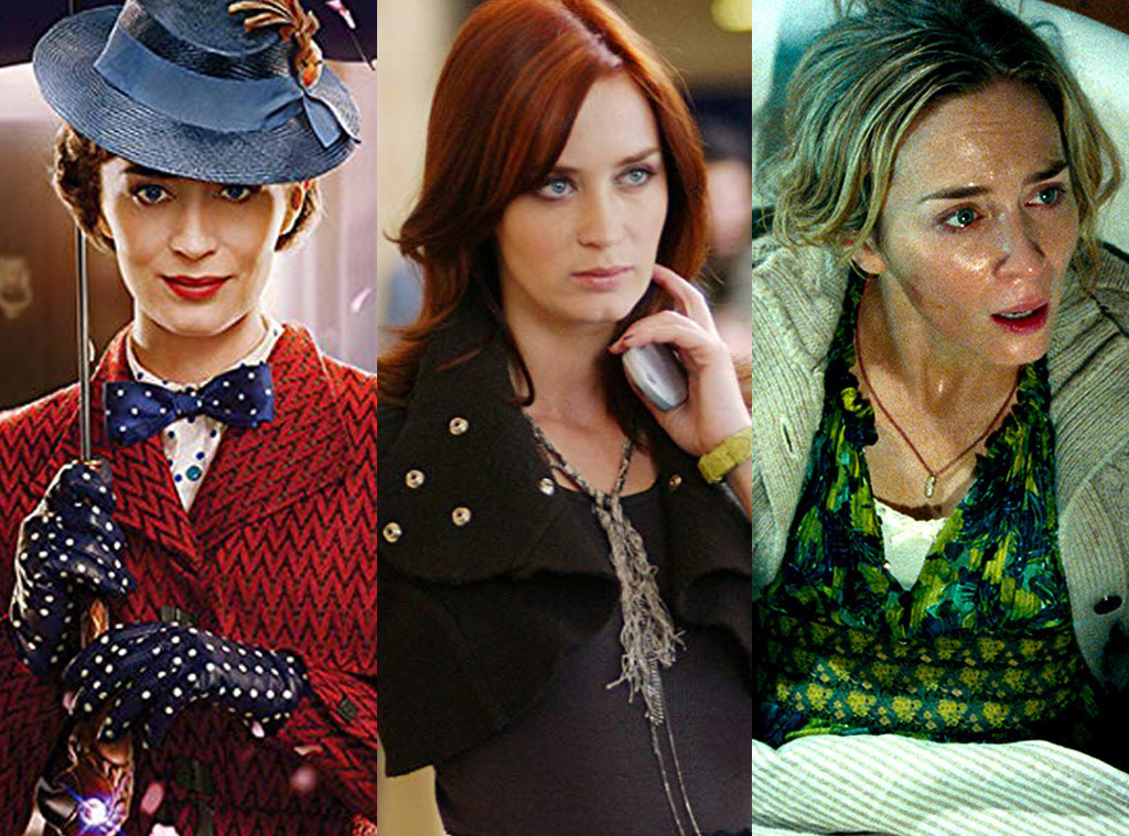 Mary Poppins Returns, The Devil Wears Prada, A Quiet Place, Emily Blunt